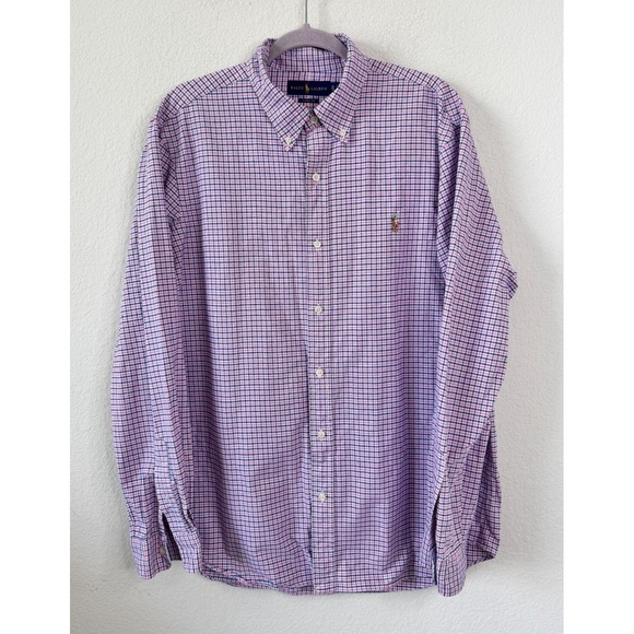Ralph Lauren Other - Ralph Lauren Classic Fit Button Down Shirt Men's XL Pink Check Preppy Old Money‎